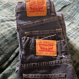 Like New Bundle of 2 boys 10 reg. Levi's Jeans 511 's